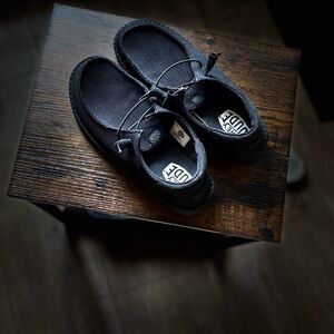 Hey Dude Charcoal Slip-On Shoes